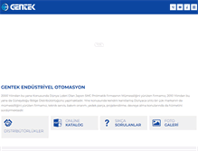 Tablet Screenshot of gentekotomasyon.com